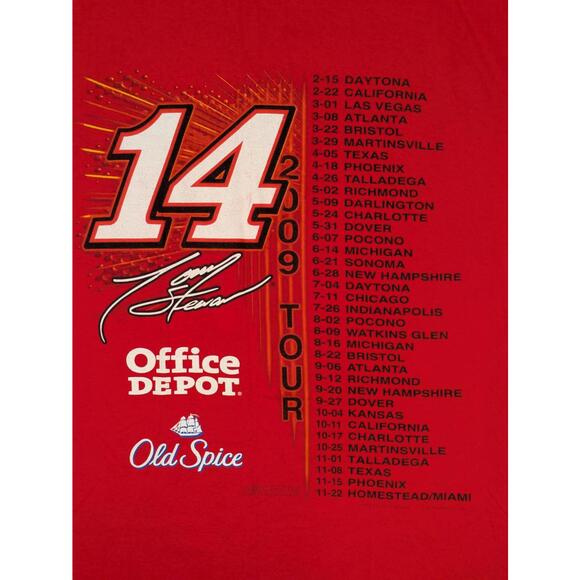 NASCAR Tony Stewart 14 Season Has Just Begun Tour Graphic T-Shirt Mens XL - Picture 7 of 8